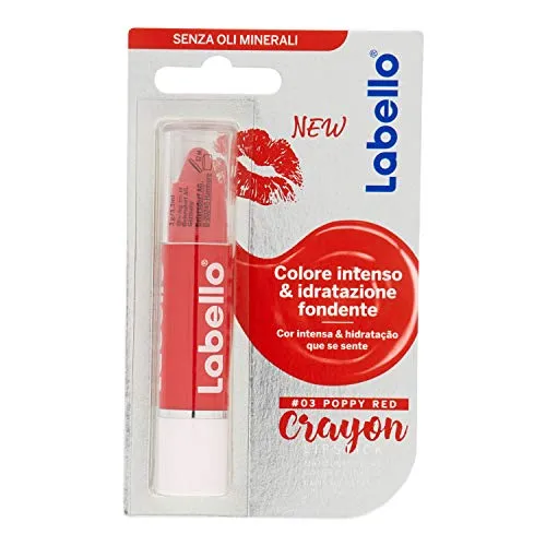 CRAYON STICK POPPY RED in rot von Labello