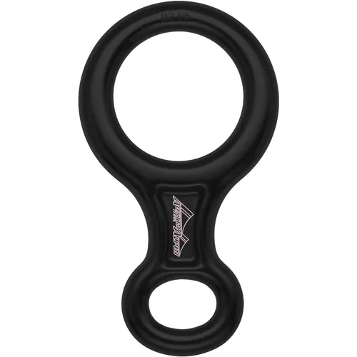 Austrialpin Standard Alu Abseilachter (Größe One Size, schwarz)