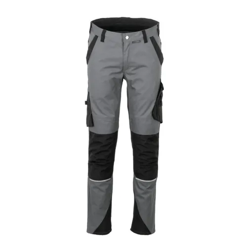 Planam Norit Herren Bundhose in schiefer/schwarz, Gr. 48 - Hosen für Herren, strapazierfähiges Material aus 65% Polyester und 35% Baumwolle, ideal für Arbeit und Freizeit.