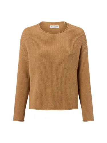 Strickpullover MARC O'POLO aus Heavy-Weight-Organic-Cotton - Damen Pullover aus 100% Bio-Baumwolle, soft und edel im Look, ideal für sportlich-elegante Outfits.