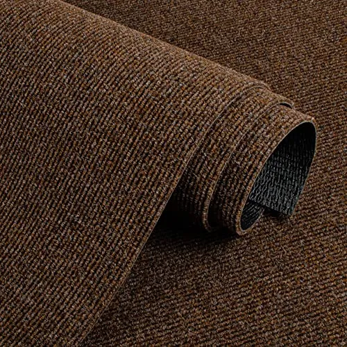 ANRO Fußmatte Schmutzfangmatte Türmatte Outdoor Fußabstreifer Türvorleger rutschfest Fussmatte Sauberlaufmatte Eingangsmatte Innen Außen Jumbo Braun 160x100cm