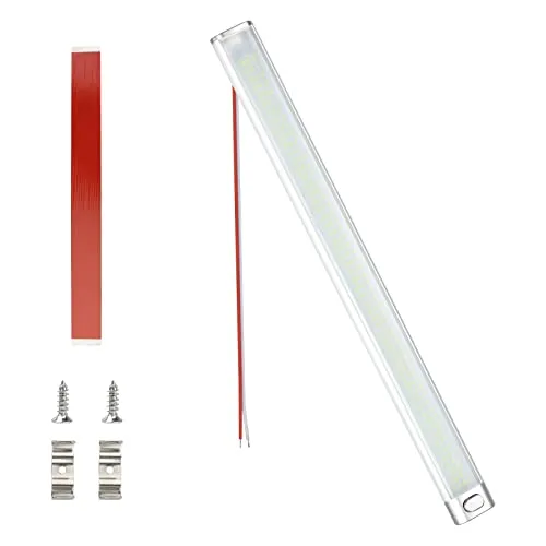LED Innenbeleuchtung, Auto Innenlichtleiste, 12V-85V LED Innenbeluchtung Universalbeleuchtung, mit EIN/AUS-Schalter für Auto, LKW, Wohnmobil, Van, Wohnwagen, Boot, Küche (168LED)