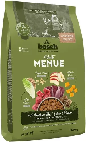Bosch HPC Menue Adult Rind, Leber & Pansen 12 kg von Bosch