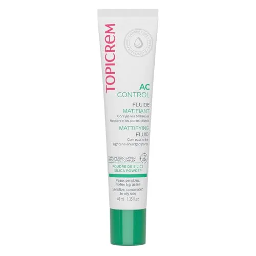 Topicrem AC CONTROL mattierendes Fluid 40 ml - Das Topicrem AC CONTROL Fluid ist ideal für Misch- und fettige Haut. Es sorgt für eine mattierende Wirkung und ist perfekt für die tägliche Pflege geeignet. Genießen Sie eine erfrischende Textur und geprüfte Qualität.
