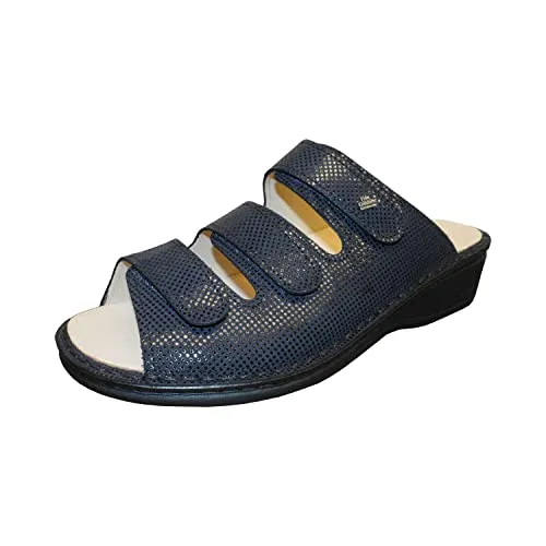 Finn Comfort Damen Pantolette Pisa in Blau, Größe 40 von FinnComfort