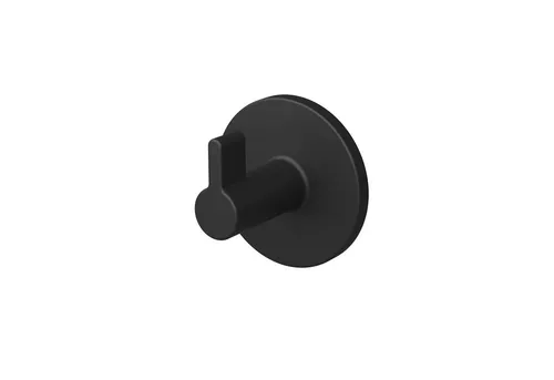 Lenz Handtuchhaken HYGGE, Badezimmer, (Packung, 1-St., 1 Stk), NERO, kleben oder bohren