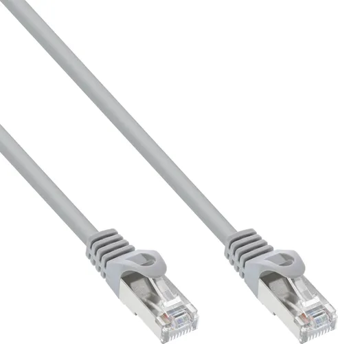 InLine® B-71402 Patchkabel 50er Bulk-Pack, Cat.5e, grau, 2m - Netzwerkkabel: 50 Stück hochwertige U/UTP Cat.5e Patchkabel, ideal für Kundeninstallationen. Umweltfreundlich verpackt, spart Zeit und schont die Ressourcen.