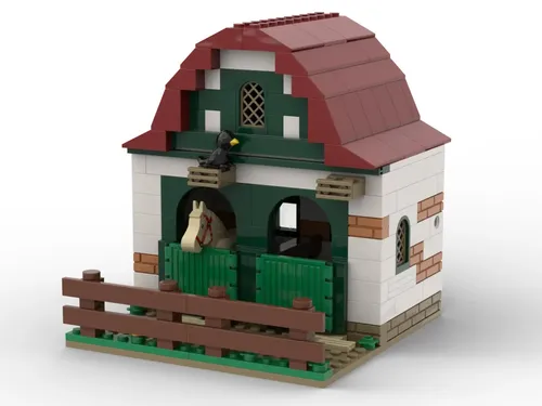 Kiddicraft KC1107 Außenboxen • Ponyhof-Erweiterung • 313 Teile