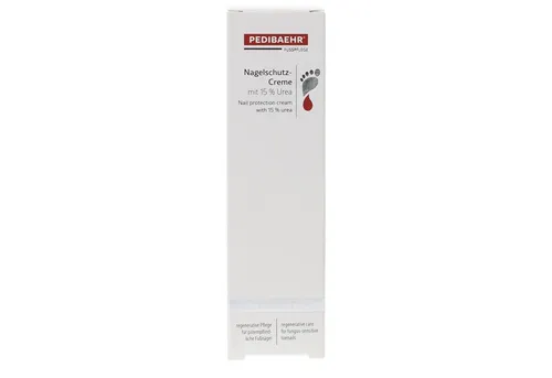 Pedibaehr Nagelpflegecreme Pedibaehr MED Nagelschutz-Creme mit 15% Urea 30ml, 1-tlg., auch für pilzempfindliche Nägel, Zur intensiven Pflege spröder, brüchiger Nägel