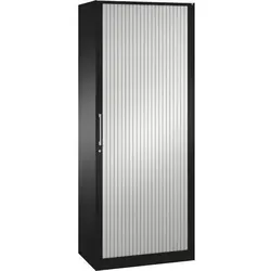 C+P Aktenschrank 143003000S10026 5OH 1980x800x435mm sgr/lgr