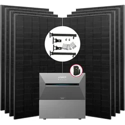 Anker SOLIX Solarbank 3 Pro 3560W Balkonkraftwerk mit Smart Meter, BP2700 optional 2.68kWh bis 10.72kWh, IP65mit 1x BP2700 (Flachdach)