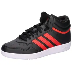 adidas Hoops 4.0 MID Schuhe, core Black/Better Scarlet/FTWR White, 36 EU - Sneaker mit regulärer Passform, stylischem Design und atmungsaktivem Mesh-Obermaterial für optimalen Tragekomfort.