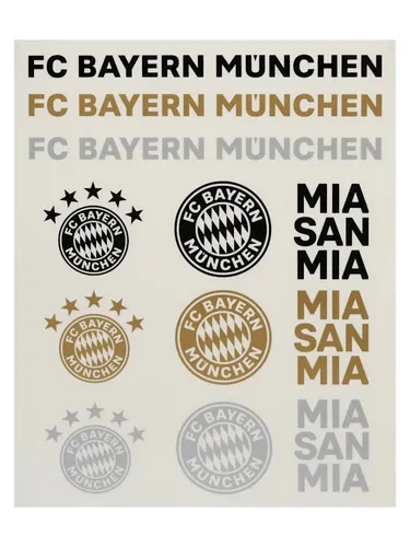 Produktbild Original FCB FC Bayern München Kinder Aufkleberkarte 2er Set (Artikel-Nr. 31919)