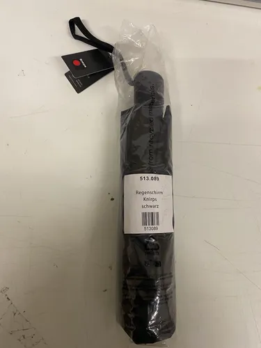 Knirps® Taschenregenschirm A.200, Black in schwarz von Knirps