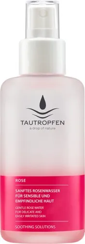 Tautropfen Rose Soothing Solutions Sanftes Rosenwasser für sensible und empfindliche Haut, 100 ml Gesichtswasser