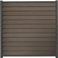 GartenLand WPC Zaun Set Schwedenprofil 180x180 cm - Hochwertiger Sichtschutz mit schickem Schwedenprofil, pflegeleicht und langlebig. Ideal für Ihren Garten – schnelle Lieferung und einfache Montage inklusive!
