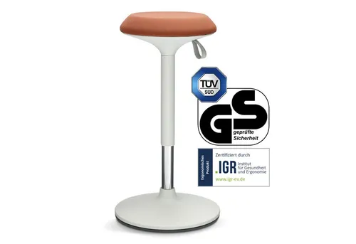 Ergotopia Drehhocker Dyko in rot von Ergotopia