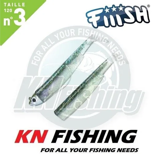 FIIISH BLACK MINNOW 120mm No.3 Silicon Sea Spinning Süßwasserangeln 6g-50g