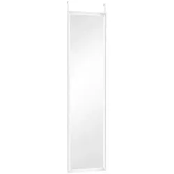 MIRRORS AND MORE Dekospiegel RIA (1-St) - Wandspiegel in Weiß - Dekospiegel RIA, rechteckig, 30x120cm, mit Türaufhängung und feucht abwischbarer Oberfläche - ideal für stilvolle Raumgestaltung.