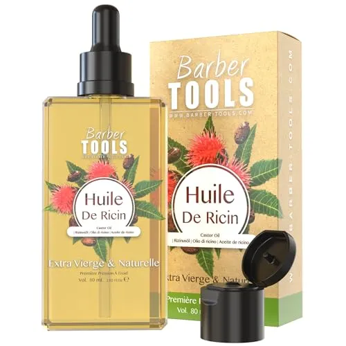 RIZINUSÖL | 100% rein, natürlich & kaltgepresst | Wimpern, Augenbrauen, Körper, Haare, Bart, Nägel | Rizinusöl, Hexanfrei, GMO-frei (80 ml)