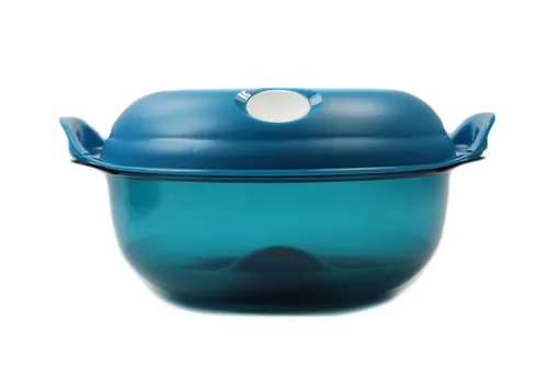 TUPPERWARE Mikrowelle Mikro-Fix 1,5 L blau rund - Praktische Mikrowellendose für schonendes Erwärmen von Speisen, mit luftdichtem Verschluss für eine einfache Handhabung. Ideal für die Aufbewahrung und den Transport von Lebensmitteln.