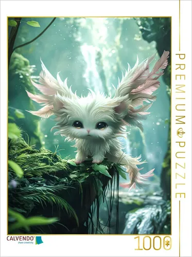 CALVENDO Puzzle Jeder Lichtstrahl enthüllt ein neues Kapitel des Elfenzaubers | 1000 Teile Lege-Größe 64x48cm Foto-Puzzle für glückliche Stunden
