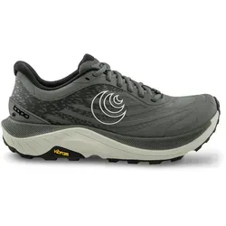 Topo Herren Ultraventure 4 grau 43.0 – Trailrunningschuh für Ultraläufe - Laufschuhe mit maximalem Komfort und Dämpfung, ideal für lange Strecken und Trekking. Die Vibram® XS Trek EVO-Außensohle bietet hervorragenden Grip auf jedem Gelände.