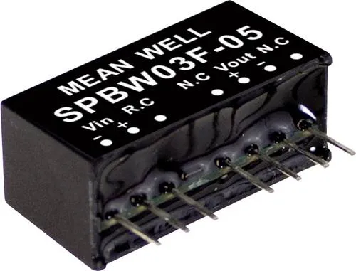 MEAN WELL SPBW03G-05 DC/DC-Wandlermodul 600mA 3W Anzahl Ausgänge: 1 x Inhalt 1St.