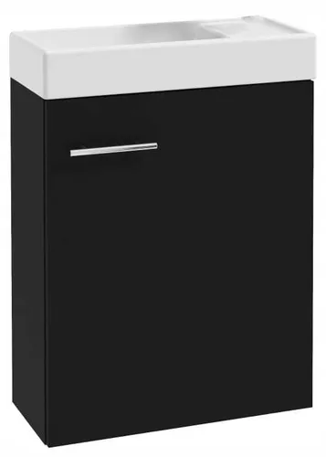 Domodomo Waschbecken Gäste WC mit Unterschrank 50 x 70 cm – Kompakter Waschtisch für jedes Bad