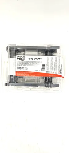 Evolis Farbband R5F002EAA YMCKO - Farbbänder für Kartendrucker, ideal für 200 mehrfarbig bedruckte Karten, passend für Evolis Zenius und Primacy