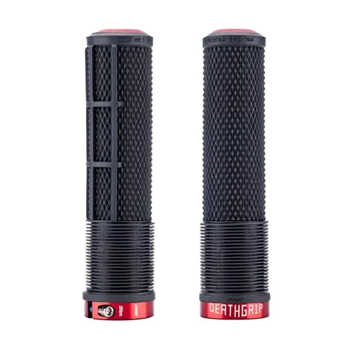 DMR Brendog FL Death Grip 2 Lock-On Griff - Race, 133/29.8mm, Schwarz - Velogriff für optimale Kontrolle und Komfort beim Biken, ideal für anspruchsvolle Mountainbike-Fahrer.