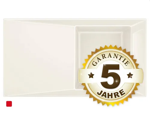 Systemceram Siro 90 Magnolie Keramikspüle von systemceram