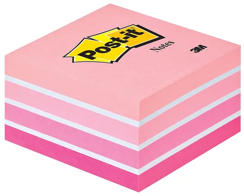 Post-it Haftnotizen 2028P - Farbsortierter Haftnotizwürfel, selbsthaftend und rückstandsfrei ablösbar, 450 Blatt für vielseitige Notizen