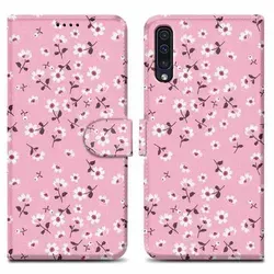 Cadorabo Schutzhülle für Samsung Galaxy A50 4G / A50s / A30s Hülle Design Rosa Handyhülle Schutzhülle Etui Magnetisch