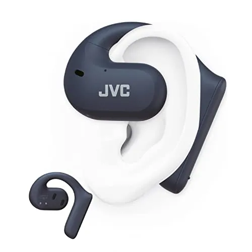 HA-NP35T-A-U - True Wireless Bluetooth-Kopfhörer, On-Ear Design in Blau, mit Mikrofon für kabellosen Musikgenuss