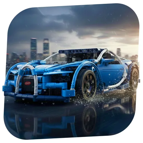 RC ferngesteuerter Sport-Fahrzeug aus Bausteinen mit Fernsteuerung,Auto mit Akku