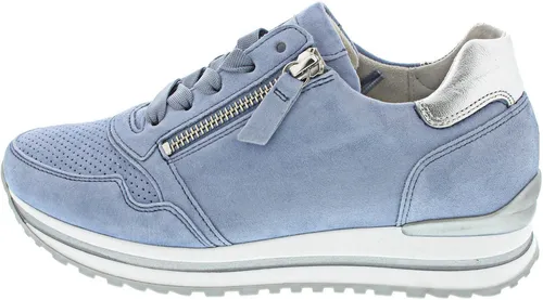 Gabor Damen Low-Top Sneaker - Komfortable Halbschuhe für den sportlichen Alltag - Damen-Sneaker mit komfortabler Mehrweite (H) und sportlichem Design. Ideal für Freizeit und Alltag, aus hochwertigem Lackmaterial mit praktischem Reißverschluss.