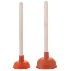 Ausgussreiniger Pömpel Saugglocke 115 mm, mit Holzstiel 35 cm, Gummi