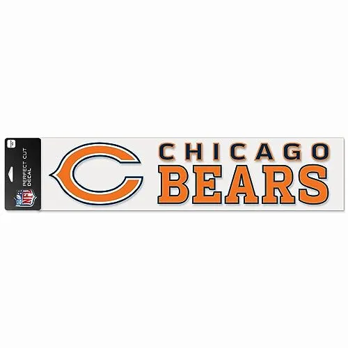 WinCraft NFL Chicago Bears Perfect Cut Aufkleber, 10,2 x 43,2 cm