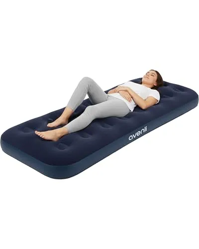 AVENLI Aufblasbares Luftbett 191x73x22 cm komfortable Luftmatratze 1 Person ideal als Gästebett, Camping Matratze und praktisches Reisebett für Erwachsene