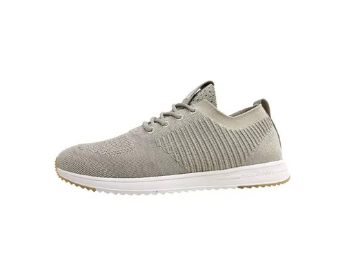 Marc O'Polo Sneaker sportlicher Schnürer Beige - Größe 40 - Sportlicher Schnürer in sand melange für einen lässigen Look. Ideal für den Alltag mit flachem Absatz und bequemer Passform. Perfekt für stilbewusste Träger.