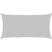 vidaXL Sonnensegel Hellgrau 4,5x2,5 m – UV-beständig und wasserfest