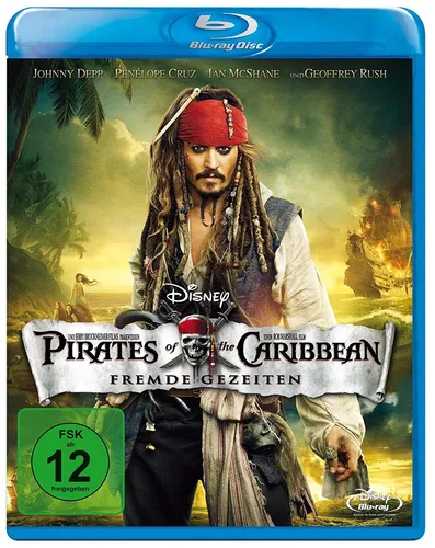 Pirates of the Caribbean - Fremde Gezeiten [Blu-ray] - Action & Abenteuer Film mit Johnny Depp in Top-Zustand, FSK 12, perfekt für Filmabende.