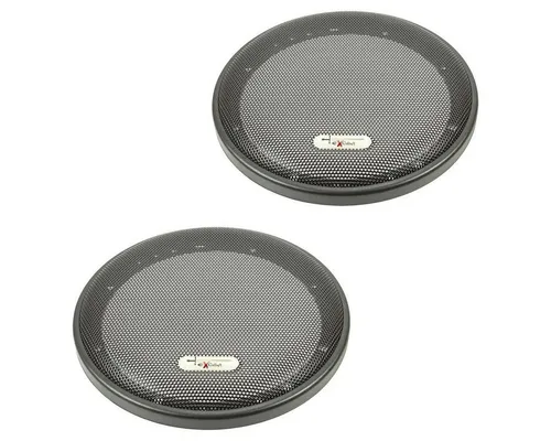 tomzz Audio Excalibur Lautsprecher Gitter Grill für 165mm DIN Lautsprecher schwarz Auto-Lautsprecher