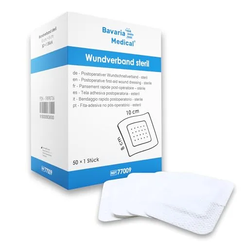 Stück Wundpflaster steril 10x8