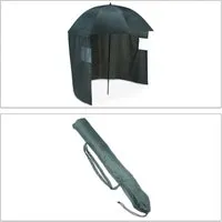 Angelschirm Schirmzelt für Angler - Ideal für Camping - Zelte für Angler, wetterfest und mit 2 Fenstern für optimale Sicht und Belüftung, perfekt für entspannte Angelausflüge.