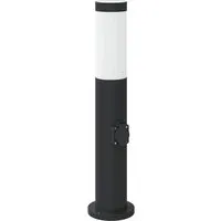 Pollerleuchte 50 cm Edelstahl IP44 - Moderne Stehleuchte aus Edelstahl mit IP44 Schutz, ideal für den Außenbereich und sorgt für eine stilvolle Beleuchtung im Garten oder Eingangsbereich.