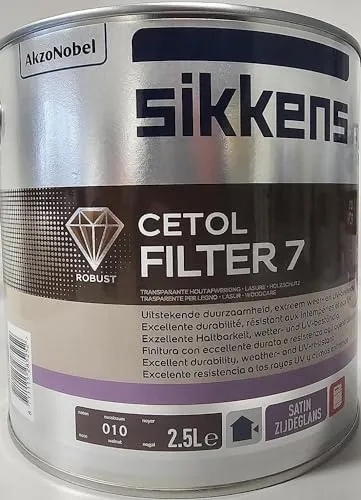 Sikkens Cetol Holzlasur: Filter 7 plus 2,5 Liter, 010 Nussbaum