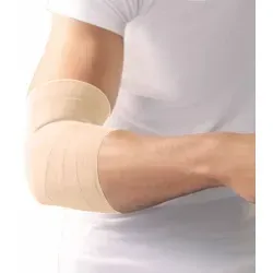 Haftelast® Fixierbinde, latexfrei, cremefarben 30821 , 1 Stück, einzeln in Faltschachtel, Maße: 6 cm x 4 m