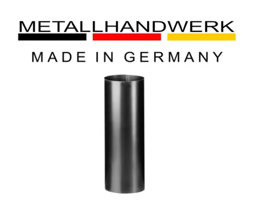 Armin Bay Ofenrohre Ofenrohr Ofenrohr gebläut - Durchmesser 100 mm - Länge 330 mm